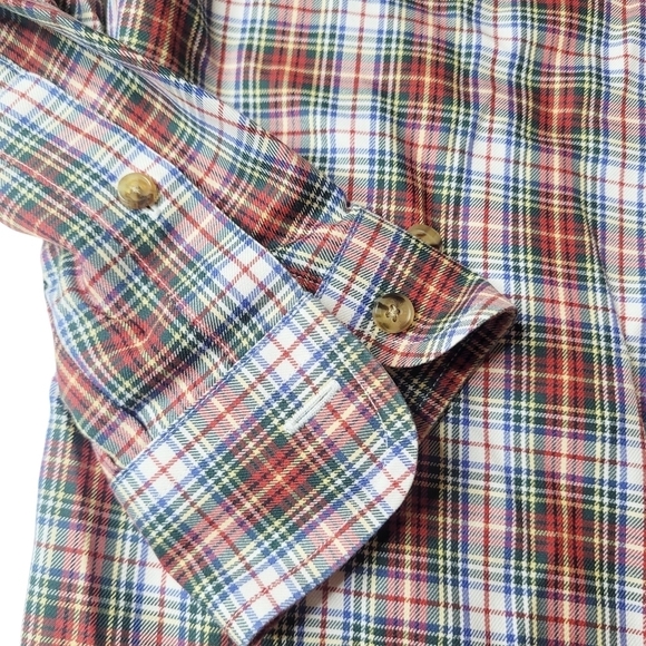 Brooks Brothers Boys Plaid Button Down Medium - Picture 4 of 4